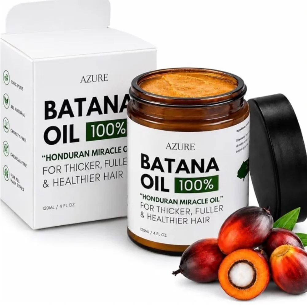 2-Pack | Azure Batana Oil Honduran Miracle Oil Growth Thicker Hair Treatment NEW